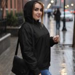 بارانی کلاهدار زیپی - مانتو پاتریس رشت