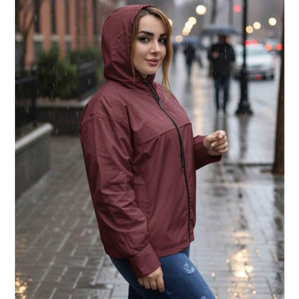 بارانی کلاهدار زیپی - مانتو پاتریس رشت