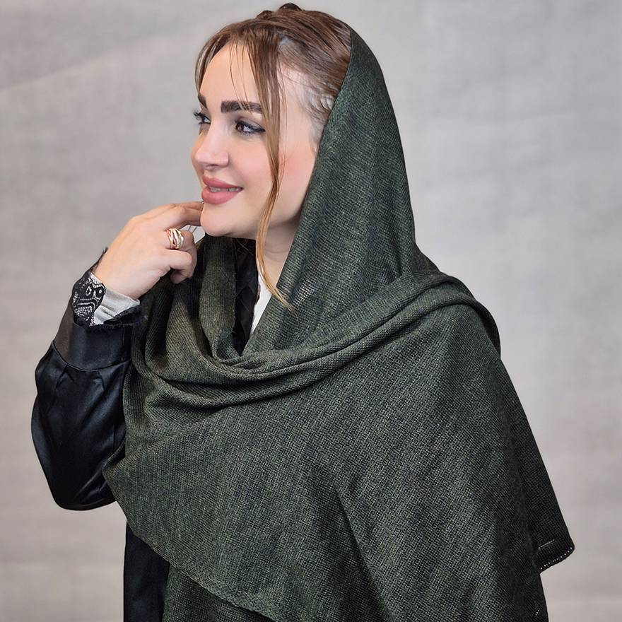 شال بافت ساده - مانتو پاتریس رشت