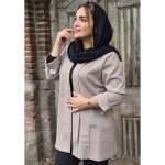 مانتو کراش شالدار - مانتو پاتریس رشت