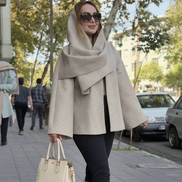 پالتو فوتر شالدار - مانتو پاتریس رشت