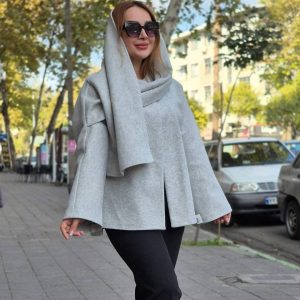 پالتو فوتر شالدار - مانتو پاتریس رشت