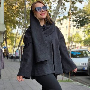 پالتو فوتر شالدار - مانتو پاتریس رشت