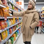 پالتو فوتر شال دار 4 دکمه -مانتو پاتریس رشت