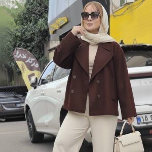 پالتو فوتر آستردار 4 دکمه - مانتو پاتریس رشت