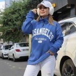 بلوز دورس نیم زیپ لس آنجلس