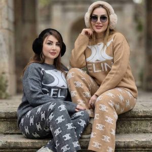 ست بلوز شلوار بافت سلین