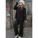 ست تونیک شلوار بافت فینگری