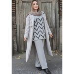 ست بافت زیگ زاگ - مانتو پاتریس رشت