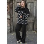 ست بافت زیگ زاگ - مانتو پاتریس رشت