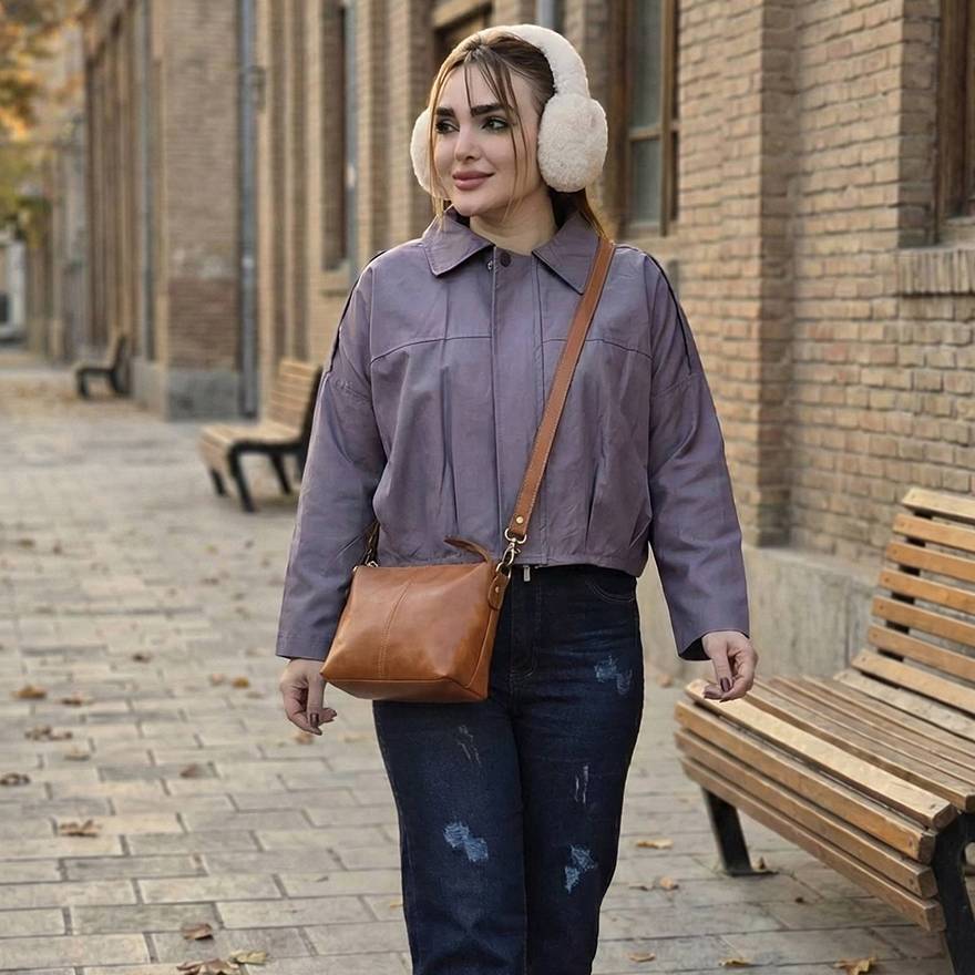 بامبر کتان صابونی - مانتو پاتریس رشت