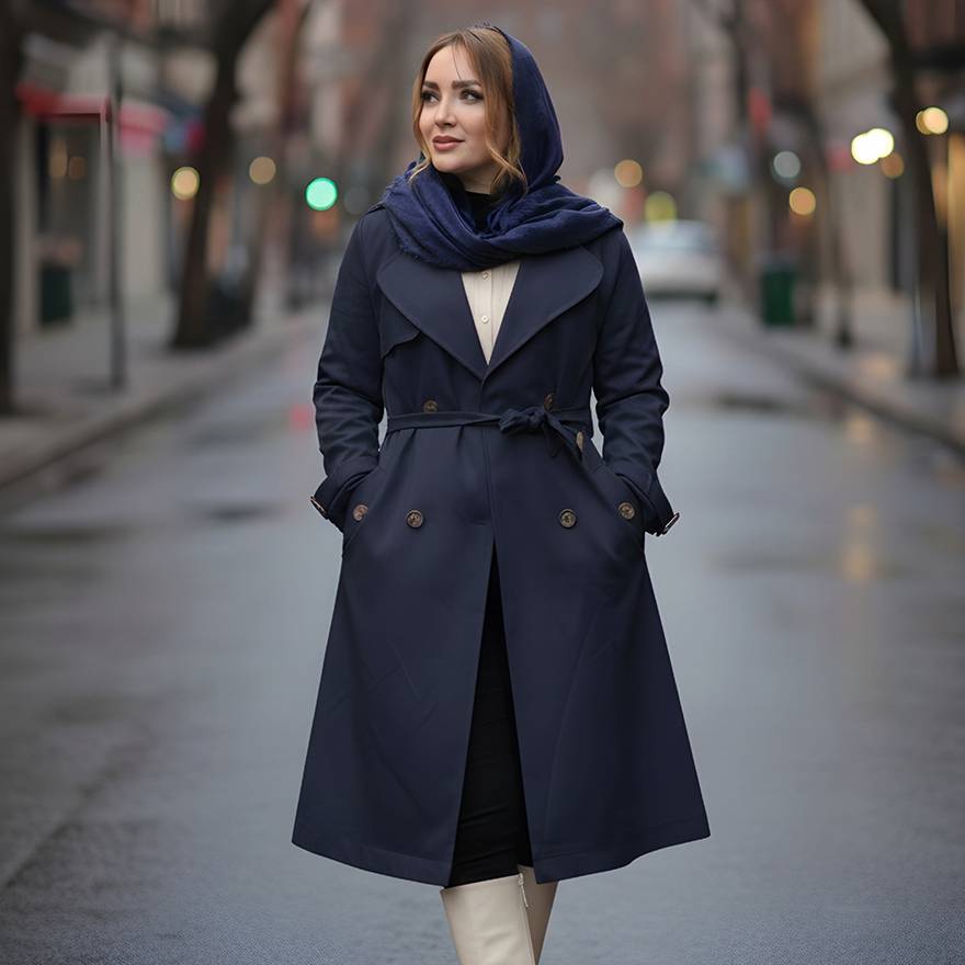 بارانی بلند کجراه