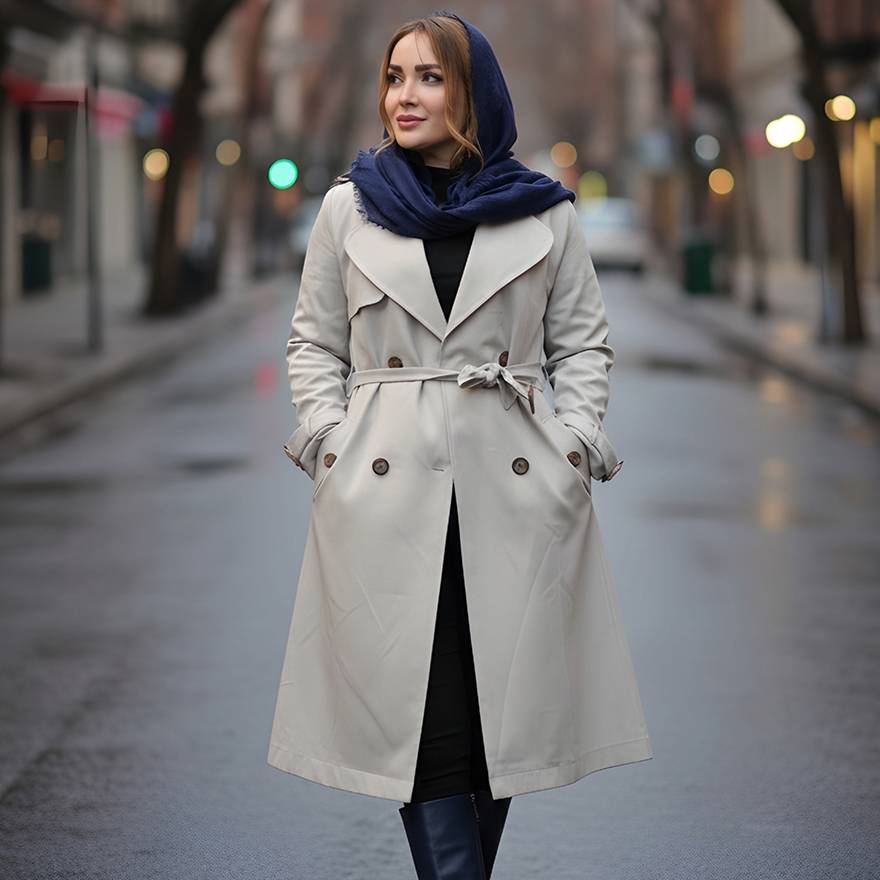 بارانی بلند کجراه