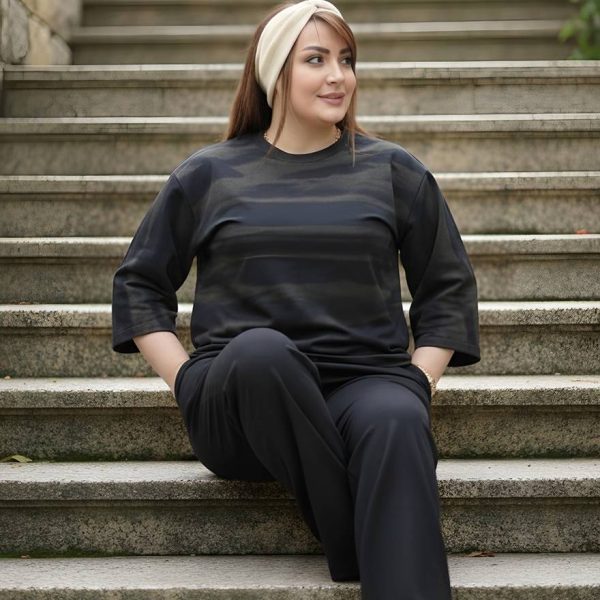 ست بلوز شلوار ابروبادی -