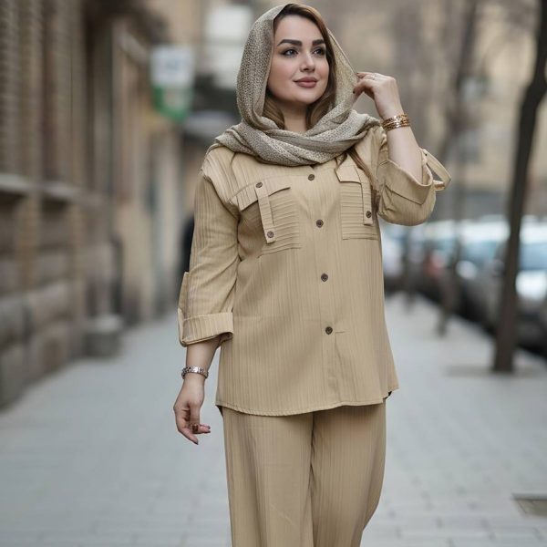 ست مانتو شلوار آیوا 24900625 - Image 7