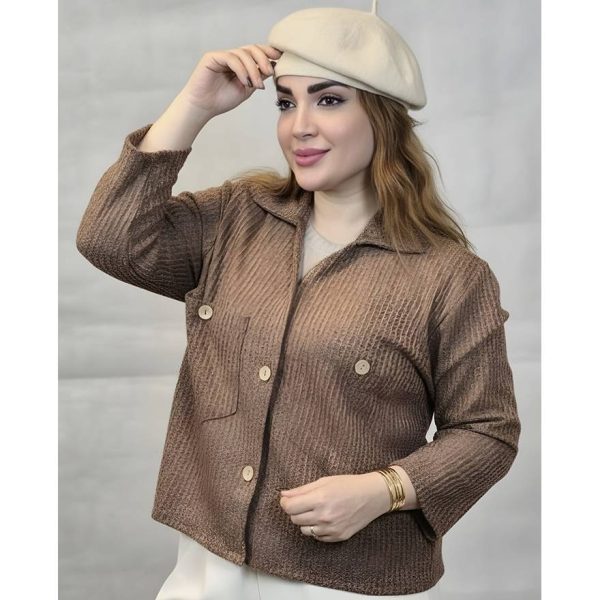 شومیز دو جیب طرح مراکشی