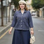 شومیز دو جیب طرح مراکشی