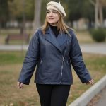 کت چرم زیپ کج - مانتو پاتریس رشت