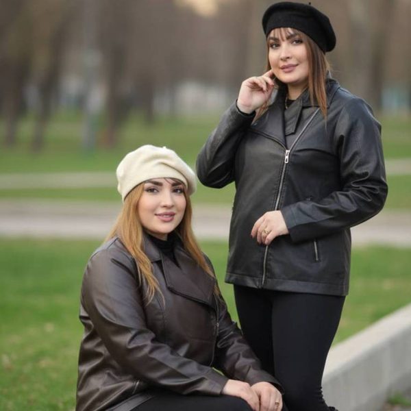 کت چرم زیپ کج - مانتو پاتریس رشت