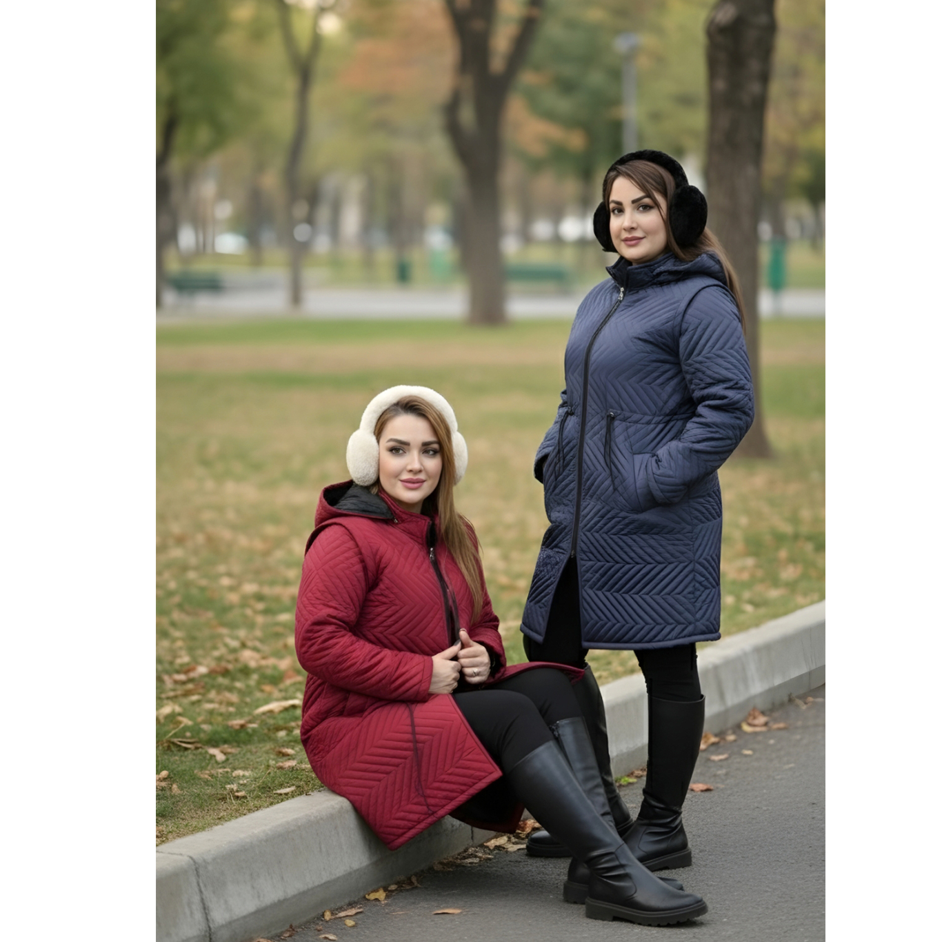 کاپشن پافرشو-رشت مانتو پاتریس