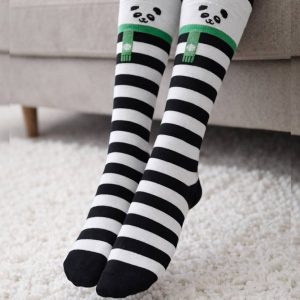جوراب ساقدار راه راه پاندا - مانتو پاتریس رشت