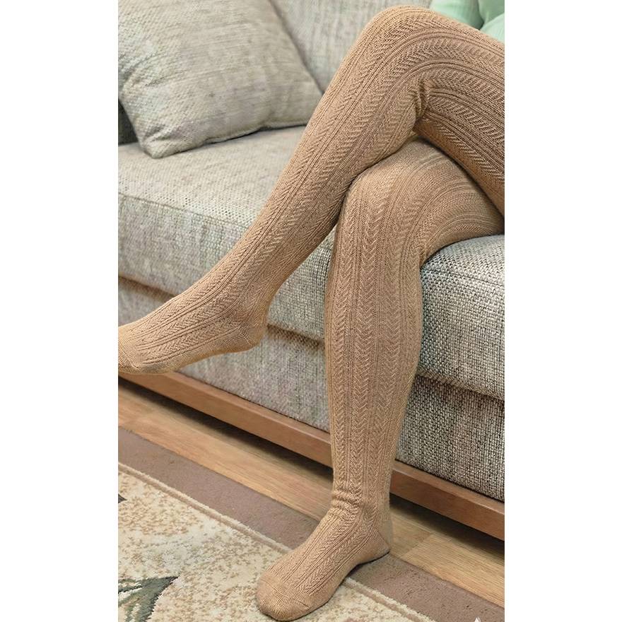 جوراب شلواری گندمی پنتی - مانتو پاتریس رشت