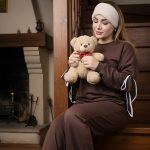 ست بلوز شلوار آستین پاپیون گلکسی