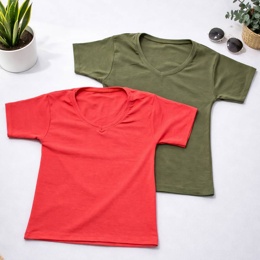 تیشرت یقه هفت فانریپ - مانتو پاتریس رشت