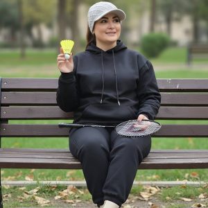 ست هودی شلوار دورس مشکی