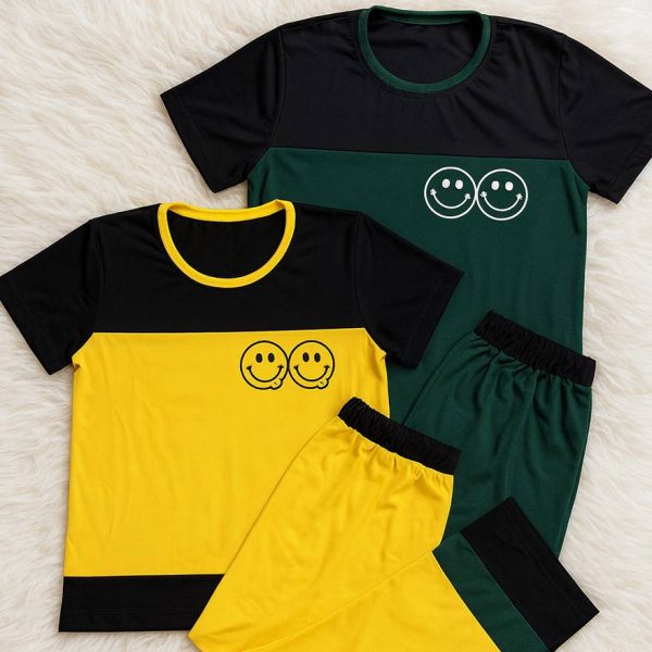 ست تیشرت شلوارک ایموجی