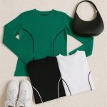 بلوز آستین بلند مغزی دوزی فانریپ