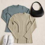 بلوز آستین بلند مغزی دوزی فانریپ