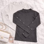 بلوز آستین مرواریدی فانریپ