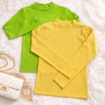 بلوز آستین مرواریدی فانریپ