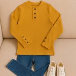 بلوز آستین بلند 3 دکمه