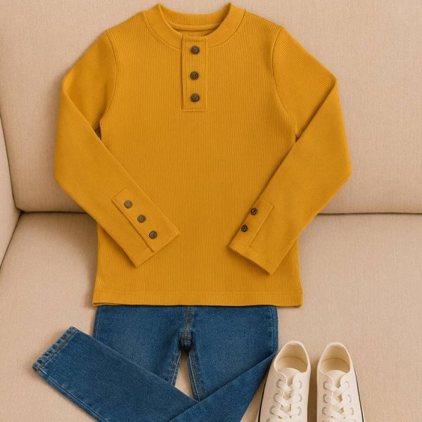 بلوز آستین بلند 3 دکمه