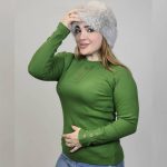 بلوز آستین بلند 3 دکمه