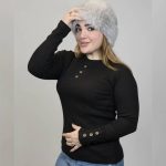 بلوز آستین بلند 3 دکمه