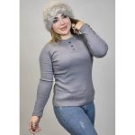 بلوز آستین بلند 3 دکمه - مانتو پاتریس رشت