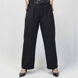 شلوار واید مازراتی مشکی - مانتو پاتریس رشت