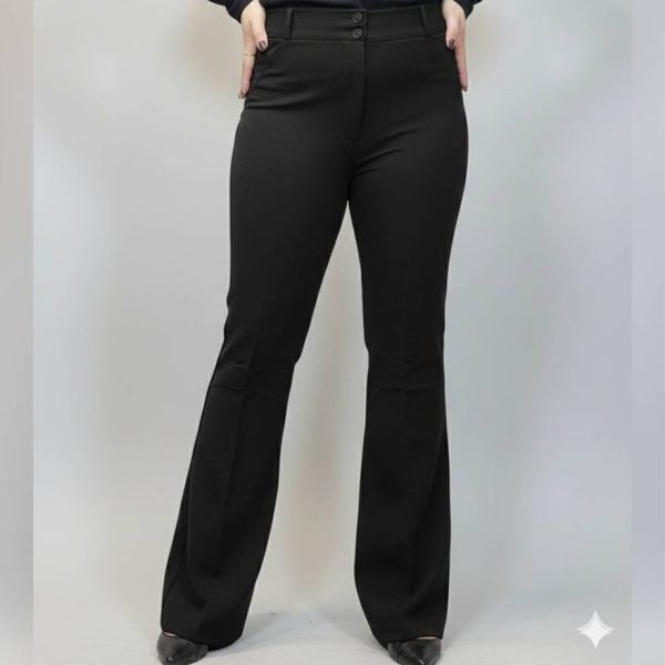 شلوار دمپا مازراتی مشکی - مانتو پاتریس رشت