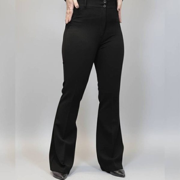 شلوار دمپا مازراتی مشکی - مانتو پاتریس رشت