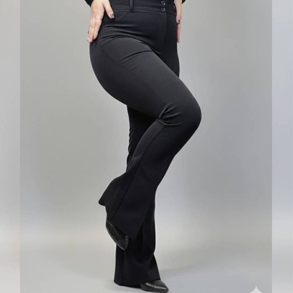 شلوار دمپا مازراتی مشکی - مانتو پاتریس رشت