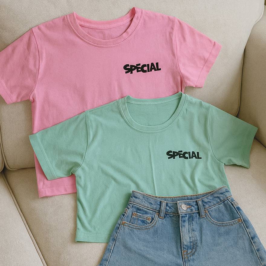 تیشرت کراپ نخ پنبه - مانتو پاتریس رشت