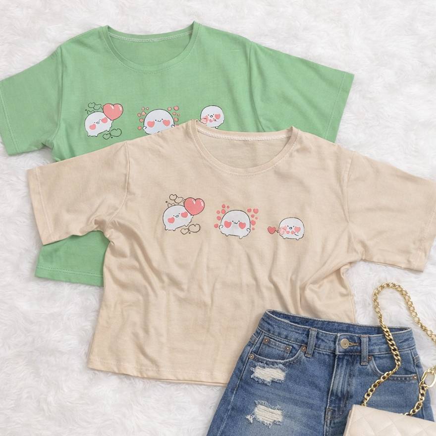 تیشرت کراپ عروسکی