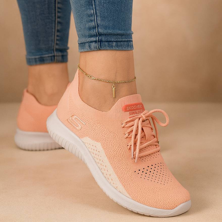 کتونی اسکیچرز صورتی