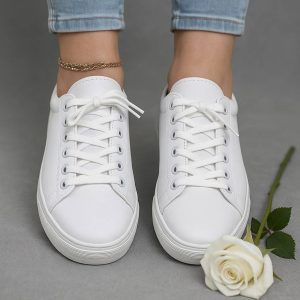 کتونی ونس ساده سفید - مانتو پاتریس رشت