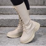 بوت بندی بلند کرم - مانتو پاتریس رشت