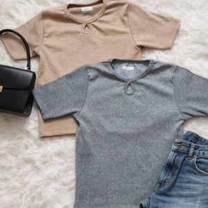 تیشرت یقه اشکی فانریپ