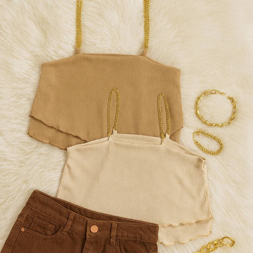 تاپ کراپ بند زنجیری